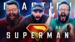 Superman | Official Teaser Trailer REACTION!!