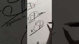 How to sign the letter D?️