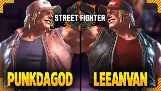 Street Fighter 6  PunkdaGod (TERRY) vs Leeanvan & Naji (TERRY)  High Level Gameplay 