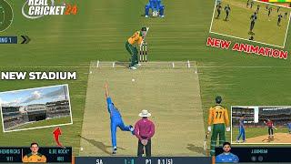 Real Cricket 24 New Update Full Review! New Stadium, New Cutscenes,New Ai