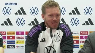 Julian Nagelsmann und Alexander Nübel sprechen über das Spiel zwischen Deutschland und Bosnien