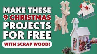 9 Christmas Scrap Wood Projects (DIY Holiday Decor on a Budget)