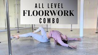 FLOORWORK Combo For Pole Dance ||   Floorwork Choreo Tutorial All Levels || Shoulder Roll Tutorial