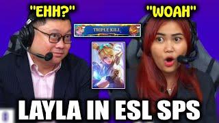 CASTERS ARE SURPRISED AFTER LAYLA GOT PICKED IN ESL SPS..