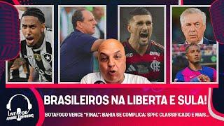 FOGÃO VENCE, BAHIA SE COMPLICA, SPFC CLASSIFICADO, FLA TEM "FINAL" E MAIS; BARÇA PERTO DO TÍTULO!