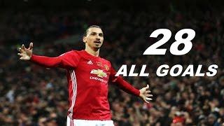 즐라탄 이브라히모비치 맨유 28골모음 16/17 하이라이트&Zlatan Ibrahimovic  - Manchester United