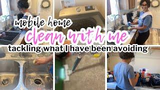 NEW  2023 MOBILE HOME CLEAN WITH ME |SMALL HOME GET IT ALL DONE | DECLUTTER | REBEKAH PICCHI