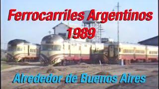 1989 Ferrocarriles Argentinos alrededor de Buenos Aires