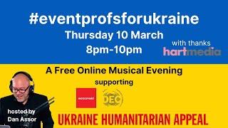 Eventprofs for Ukraine Musical Fundraiser #eventprofs