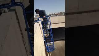 Self operating ladder for #maintenance #construction #tips #diy #tricks #ladder #alshaheentech