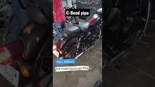 C Bend pipe in New classic350 BS6 model || Mini punjab silencer