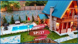 Sapanca Bungalov - SP127-Sıcak Havuz-Jakuzi-Şömine