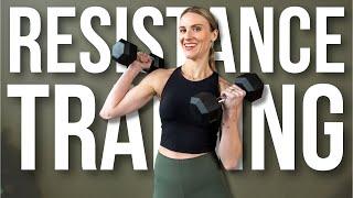 30 min Full Body Resistance Training with Dumbbells