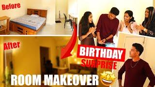 BIRTHDAY SURPRISE ആയി SALLU നു ROOM MAKEOVER  പുതിയ റൂം കണ്ടു സല്ലു ഞെട്ടി | PULLOTHI