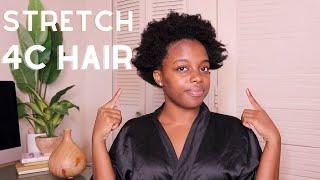 How To: Heatfree Stretch 4C Natural Hair