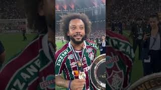 "EU SOU CAMPEÃO DA LIBERTADORES COM O MEU TIME DE CORAÇÃO!"  Marcelo merece MUITO!! #shorts