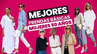 LAS MEJORES PRENDAS BASICAS PARA MUJERES DE 50 AÑOS