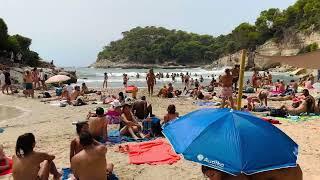 Beach Cala Mitjana  Menorca Spain 