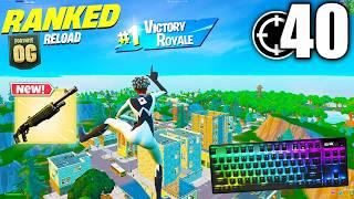 Apex Pro TKL ASMR  40 Kills Solo vs Squads Satisfying Keyboard OG Fortnite Ranked Reload 540FPS 4K