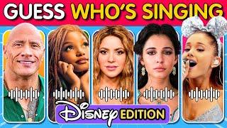 Guess Who Is Singing The Disney Song  | Disney Quiz