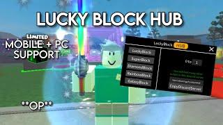 Lucky Block Hub Showcase ( LUCKY BLOCKS Battlegrounds Script) (Mobile/PC)