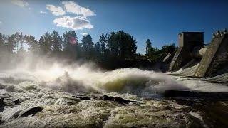 Imatrankoski -  koskinäytös  * Imatra Rapid - Full HD slow motion 2015 Jul