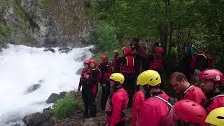 Ljutica river falls, Montenegro Durmitor National Park , Tara River Canyon Rafting