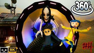 360° CORALINE | Wybie's Sacrifice Through Secret Door #4 | Scary VR 360º 8K Animation Film