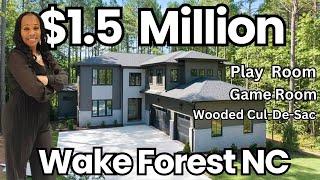 $1.5 Million | 2024 Parade of Homes Entry |  Play Room | Media Room| Wooded Cul-de-sac