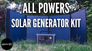 AllPowers Solar Generator Kit Unboxing & Review  |  R600 Portable PowerStation & SP033 Solar Panel