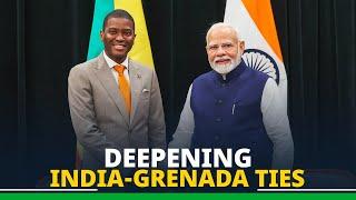 PM Modi holds bilateral meeting with PM Dickon Mitchell of Grenada