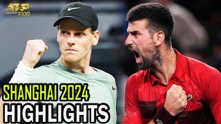 Jannik Sinner vs Novak Djokovic Final Highlights | Shanghai 2024