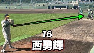 【ベテランの存在感！！西勇輝の試合のブルペン投球！】阪神対横浜