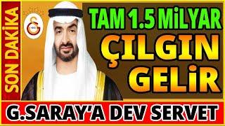 GALATASARAY'A ÇILGIN GELİR! TAM 1.5 MİLYAR LİRA..