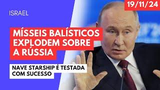 GUERRA: Rússia derruba mísseis de longo alcance lançados em ataque da Ucrânia