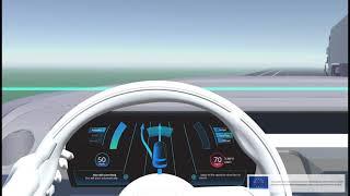Interaction with a highly automated car on the highway in Virtual Reality, by Fraunhofer IAO