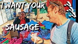 Sausage Sharing Gone Cheesy in Africa !  vA 155