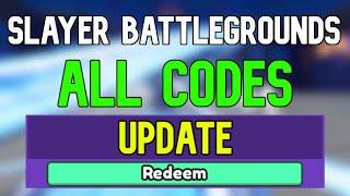 New Slayer Battlegrounds Codes | Roblox Slayer Battlegrounds Codes (December 2023)