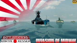 Invasion Of Midway | Battlestations Kantai Kessen Mod 2024