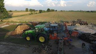 FAST MANUAL FIREWOOD PROCESSING! | JOHN DEERE 8R WITH BALFOR EQUIPMENT