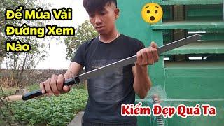 Test Kiếm Nhật Tự Chế | Ninja Sword | Thắng Ninja