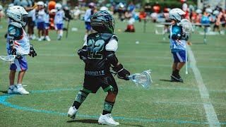 6 year old goes Beast Mode in youth lacrosse games