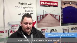 Russell Jay for Isomat UK at the Painting and Decorating Show 2016