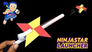 Paper NinjaStar Launcher , how to make ninjastrar Launcher