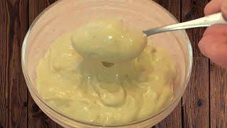 Persian Food Easy Blender Mayonnaise Recipe | Mayonnaise with food processor