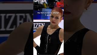 Quad queen #figureskating #olympicgames #alexandratrusova #annashcherbakova #olympics #sports