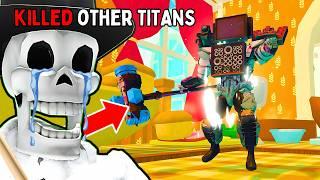 TITAN TITAN MAN Has EVERY TITAN POWER!! (Toilet Tower Defense)