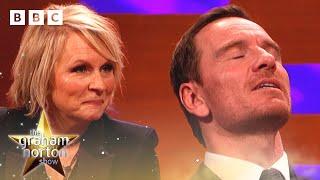 Where NOT to fall asleep ft. Jennifer Saunders and Michael Fassbender | The Graham Norton Show - BBC