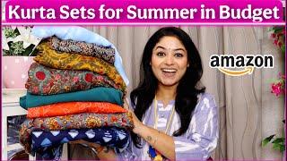 Amazon kurta pant haul for summers Bandhej, Kalamkari, Ajrakh Haul shopping with Vaishali Mitra