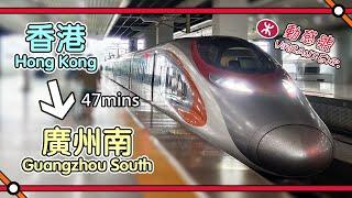  MTR trains on China High-Speed Rail! Hong Kong West Kowloon to Guangzhou South journey